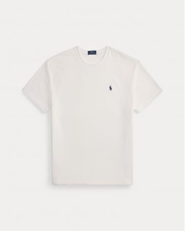 TEE SHIRT RALPH LAUREN MOLLETON EPONGE BLANC