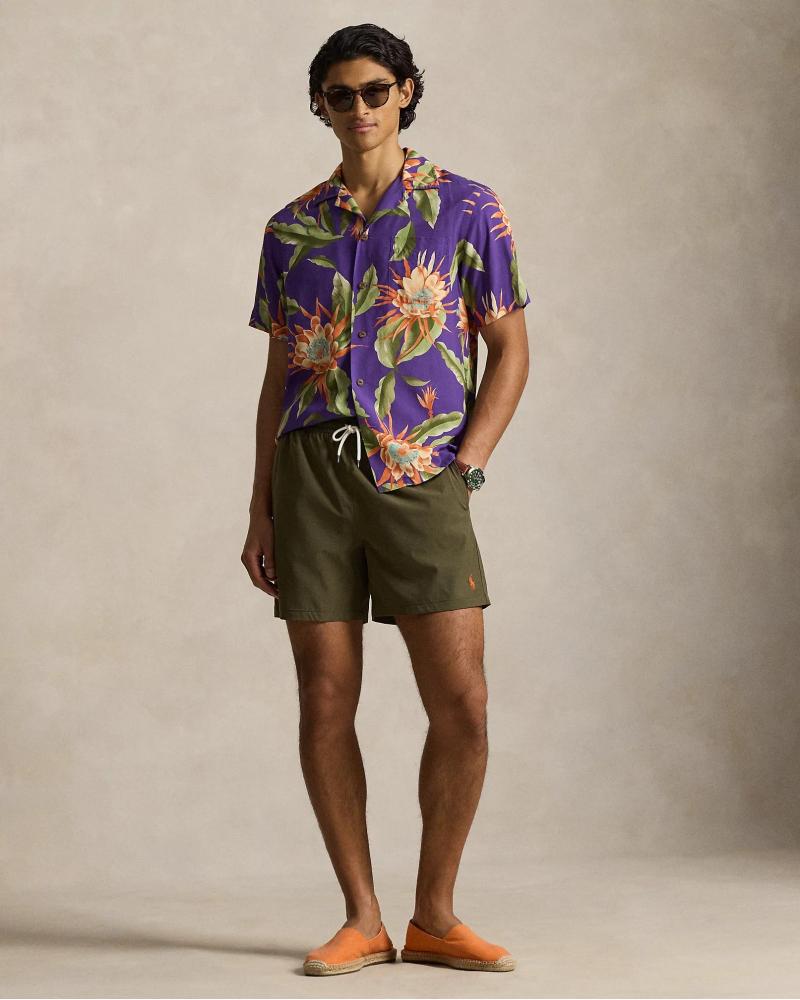 MAILLOT DE BAIN RALPH LAUREN VERT KAKI