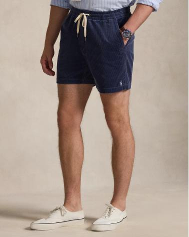 SHORT RALPH LAUREN  VELOURS  MARINE