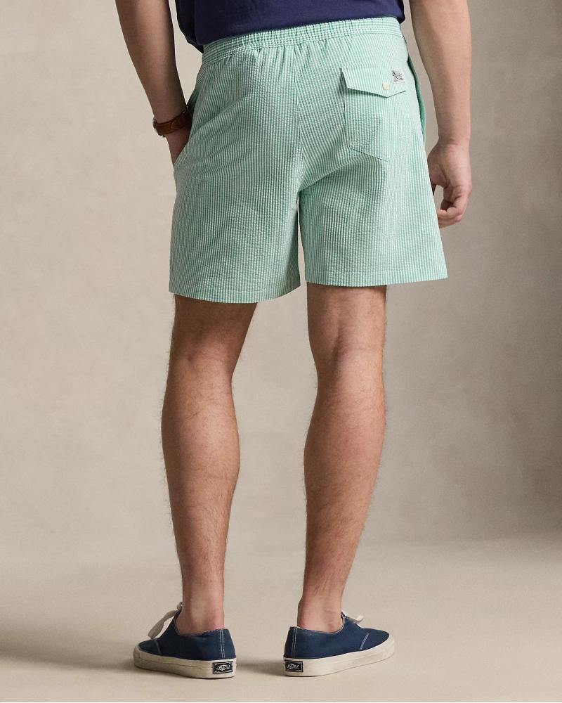 MAILLOT DE BAIN RALPH LAUREN SEERSURKER VERT