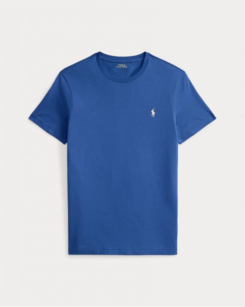 TEE SHIRT RALPH LAUREN Custom Slim Fit BLEU