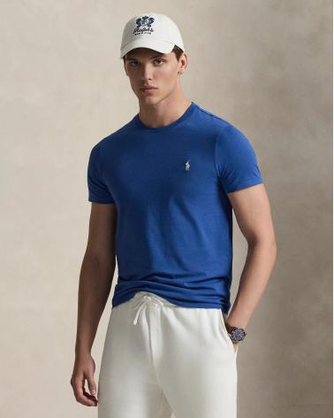 TEE SHIRT RALPH LAUREN Custom Slim Fit BLEU