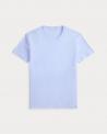 TEE SHIRT RALPH LAUREN Custom Slim Fit BLEU  AZUR