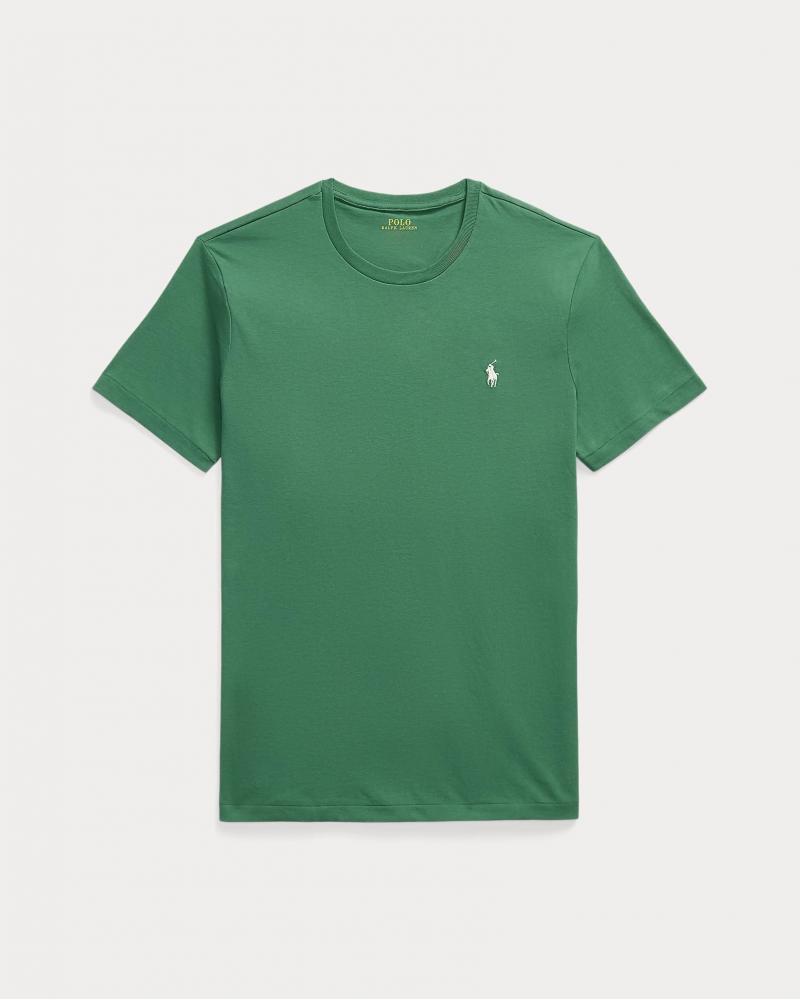 TEE SHIRT RALPH LAUREN Custom Slim Fit VERT GREEN