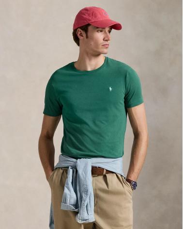 TEE SHIRT RALPH LAUREN Custom Slim Fit VERT GREEN