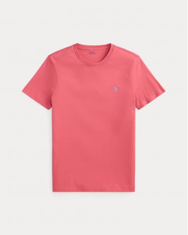 TEE SHIRT RALPH LAUREN Custom Slim Fit ROUGE 
