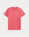 TEE SHIRT RALPH LAUREN Custom Slim Fit ROUGE