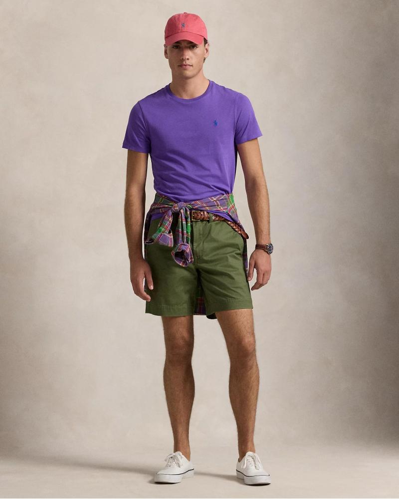 BERMUDA RALPH LAUREN BEDFORD chino stretch VERT