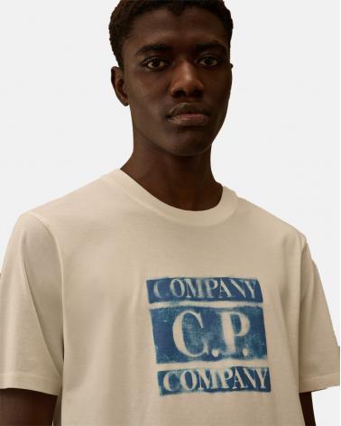 TEE SHIRT CP.COMPANY 141A 103 BLANC