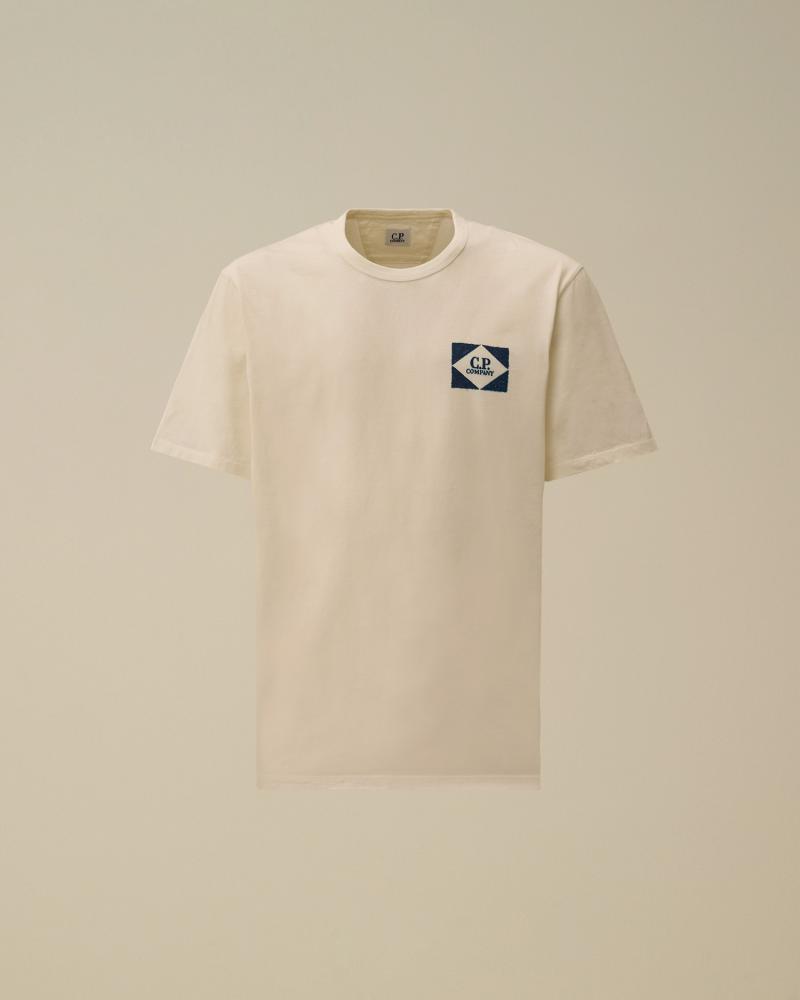 TEE SHIRT CP.COMPANY TS267A 103 BLANC
