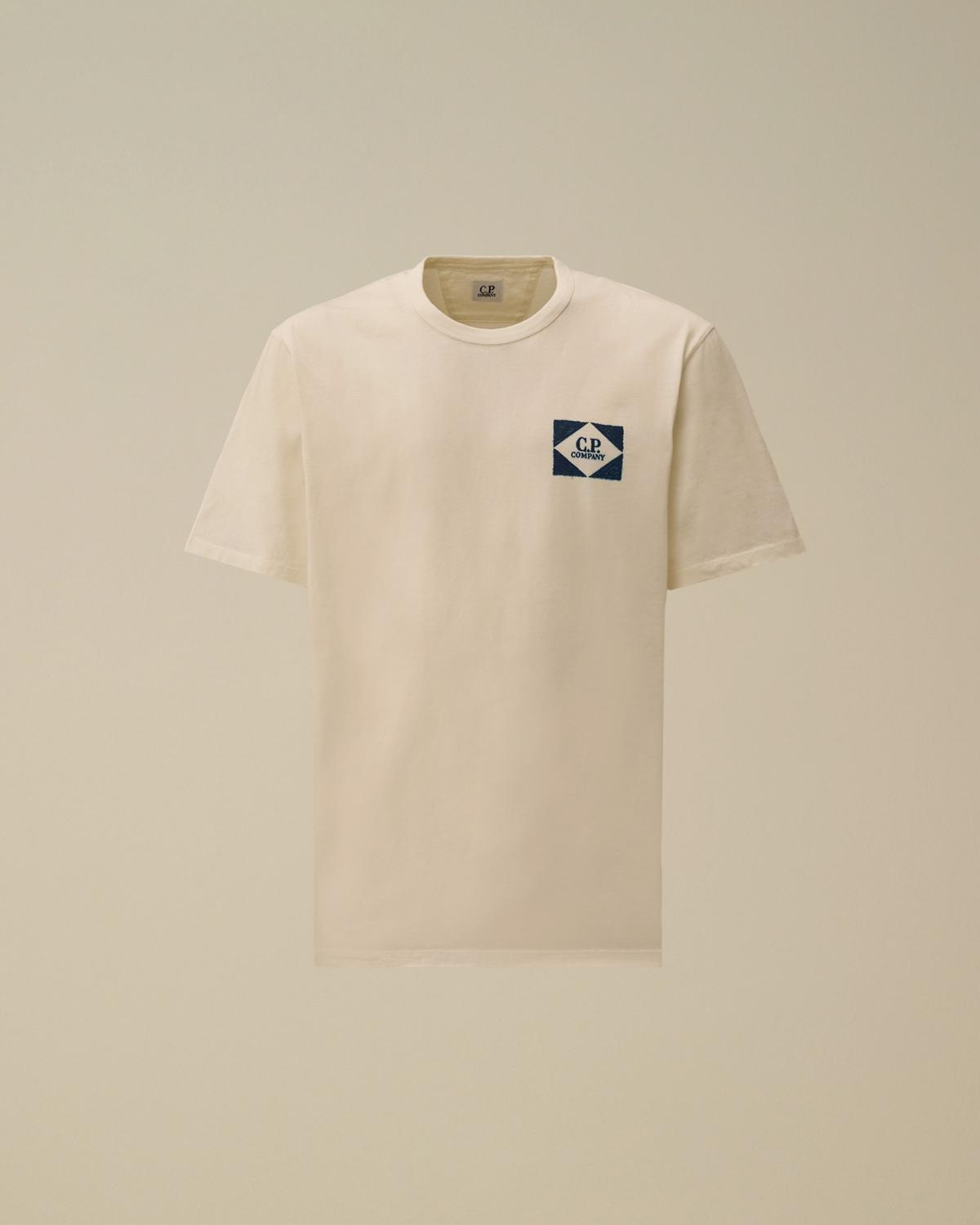 TEE SHIRT CP.COMPANY TS267A 103 BLANC