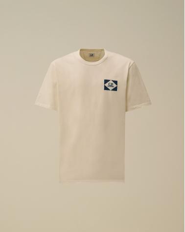 TEE SHIRT CP.COMPANY TS267A 103 BLANC