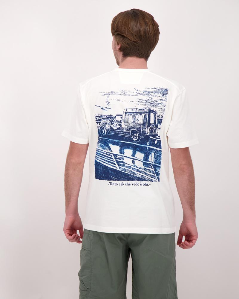 TEE SHIRT CP.COMPANY TS267A 103 BLANC