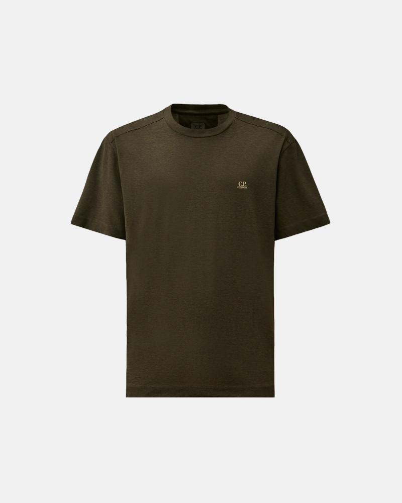 TEE SHIRT CP.COMPANY 192A 921  PLATED  LOGO GRIS