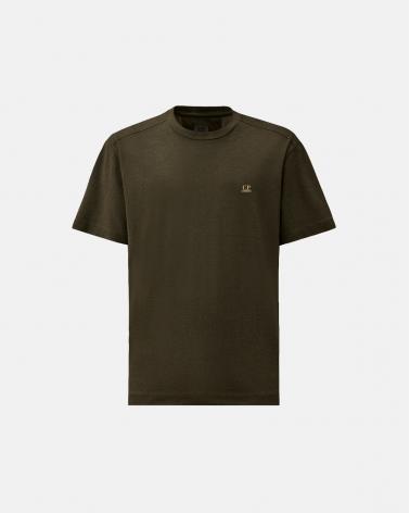 TEE SHIRT CP.COMPANY 192A 921  PLATED  LOGO GRIS