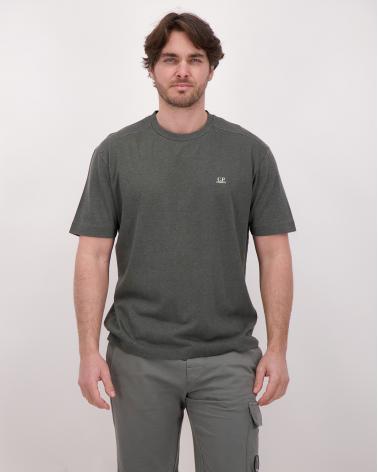 TEE SHIRT CP.COMPANY 192A 921  PLATED  LOGO GRIS