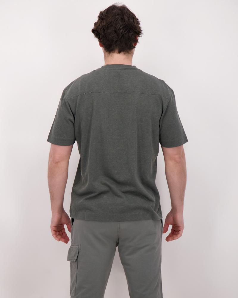 TEE SHIRT CP.COMPANY 192A 921  PLATED  LOGO GRIS
