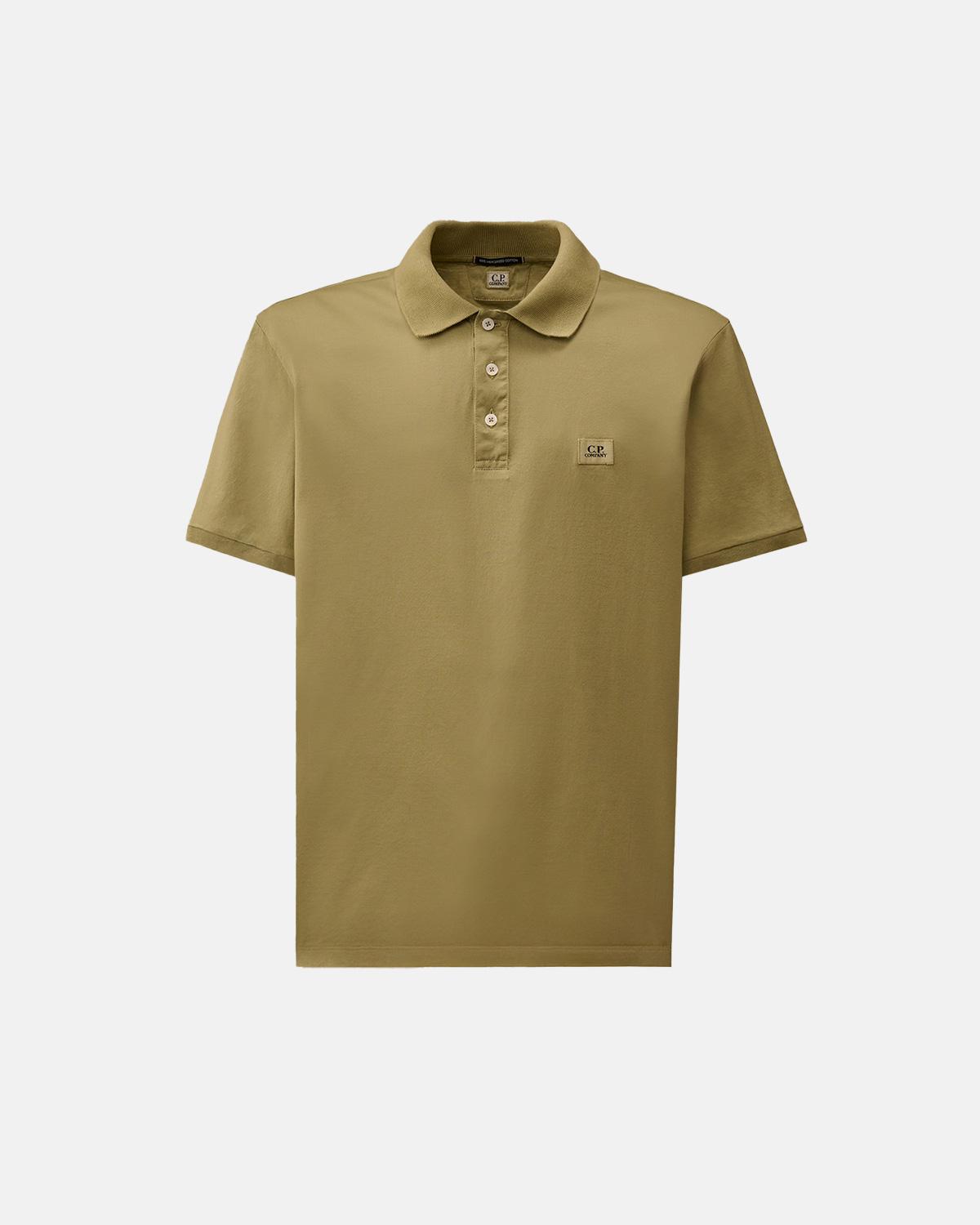 POLO CP.COMPANY PL115 610 MOOSS  GRAY V ERT  GASATO MERCERISÈ (1) (1)