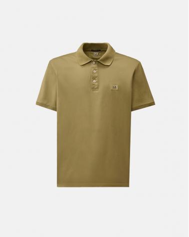 POLO CP.COMPANY PL115 610 MOOSS  GRAY V ERT  GASATO MERCERISÈ (1) (1)