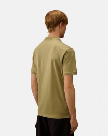 POLO CP.COMPANY PL115 610 MOOSS  GRAY V ERT  GASATO MERCERISÈ (1) (1)