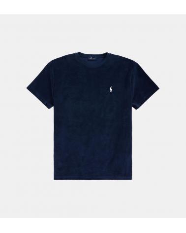 TEE SHIRT RALPH LAUREN MOLLETON EPONGE MARINE