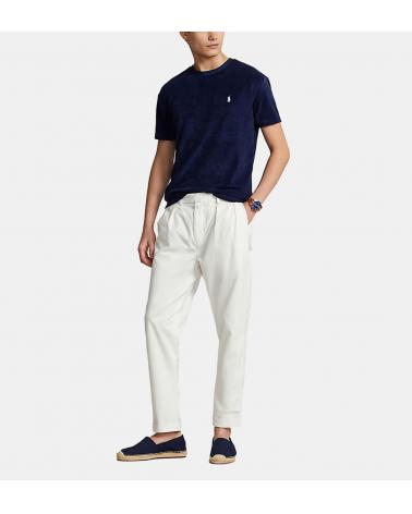 TEE SHIRT RALPH LAUREN MOLLETON EPONGE MARINE