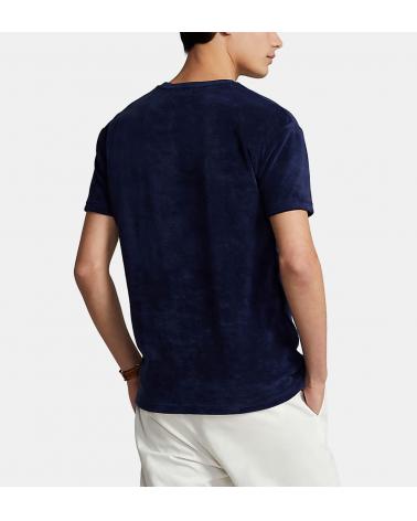 TEE SHIRT RALPH LAUREN MOLLETON EPONGE MARINE