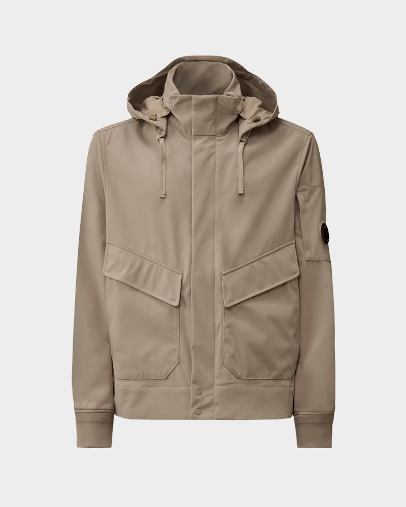 BLOUSON CP.COMPANY SHELL-R HOODED  W001A 904 GRIS CLAIR