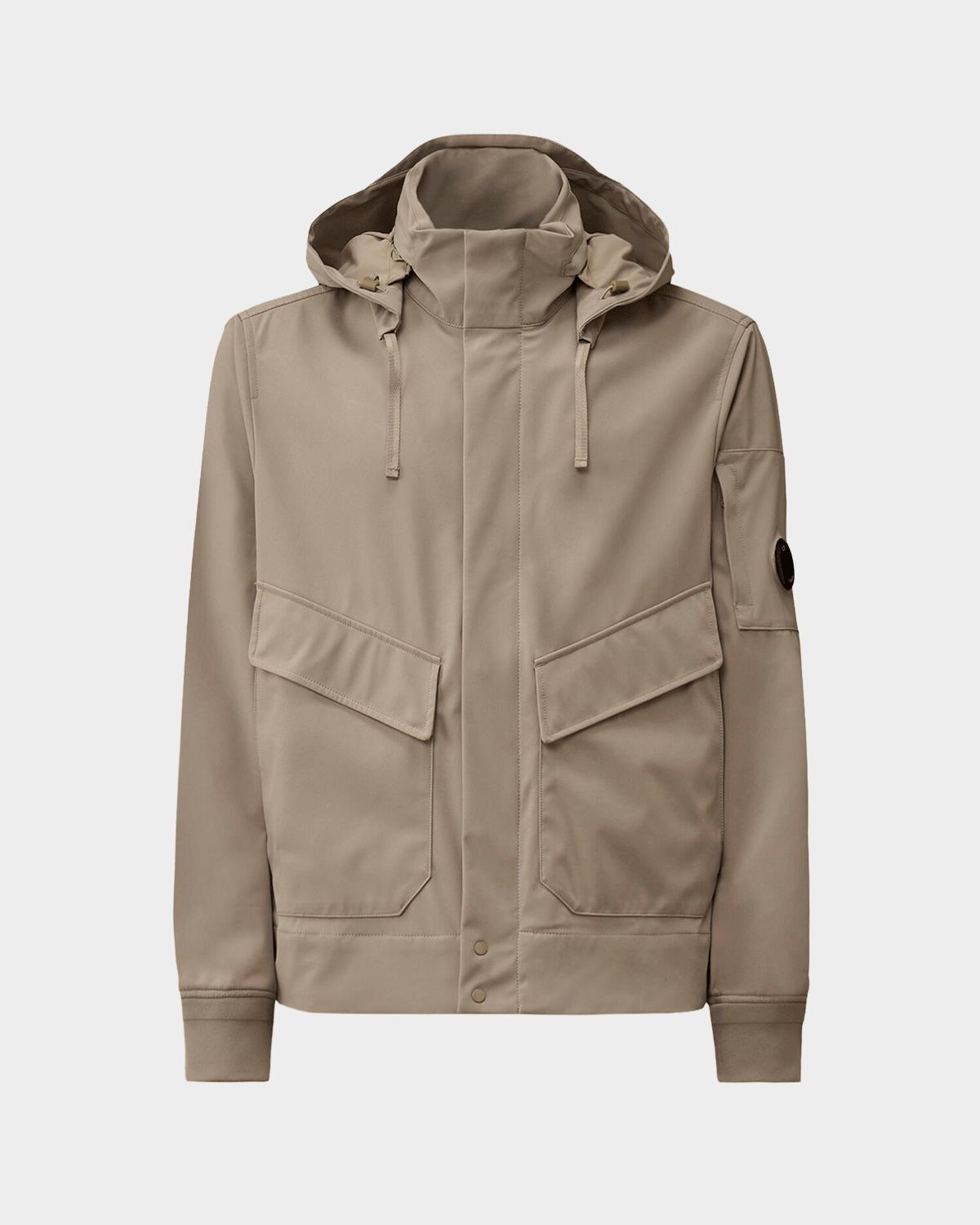 BLOUSON CP.COMPANY SHELL-R HOODED  W001A 904 GRIS CLAIR