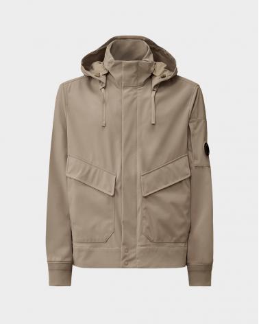 BLOUSON CP.COMPANY SHELL-R HOODED  W001A 904 GRIS CLAIR