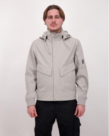 BLOUSON CP.COMPANY SHELL-R HOODED  W001A 904 GRIS CLAIR