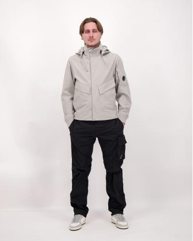 BLOUSON CP.COMPANY SHELL-R HOODED  W001A 904 GRIS CLAIR