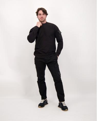 SWEAT  CP COMPANY METROPOLIS STRETCH  SS013A  999 NOIR