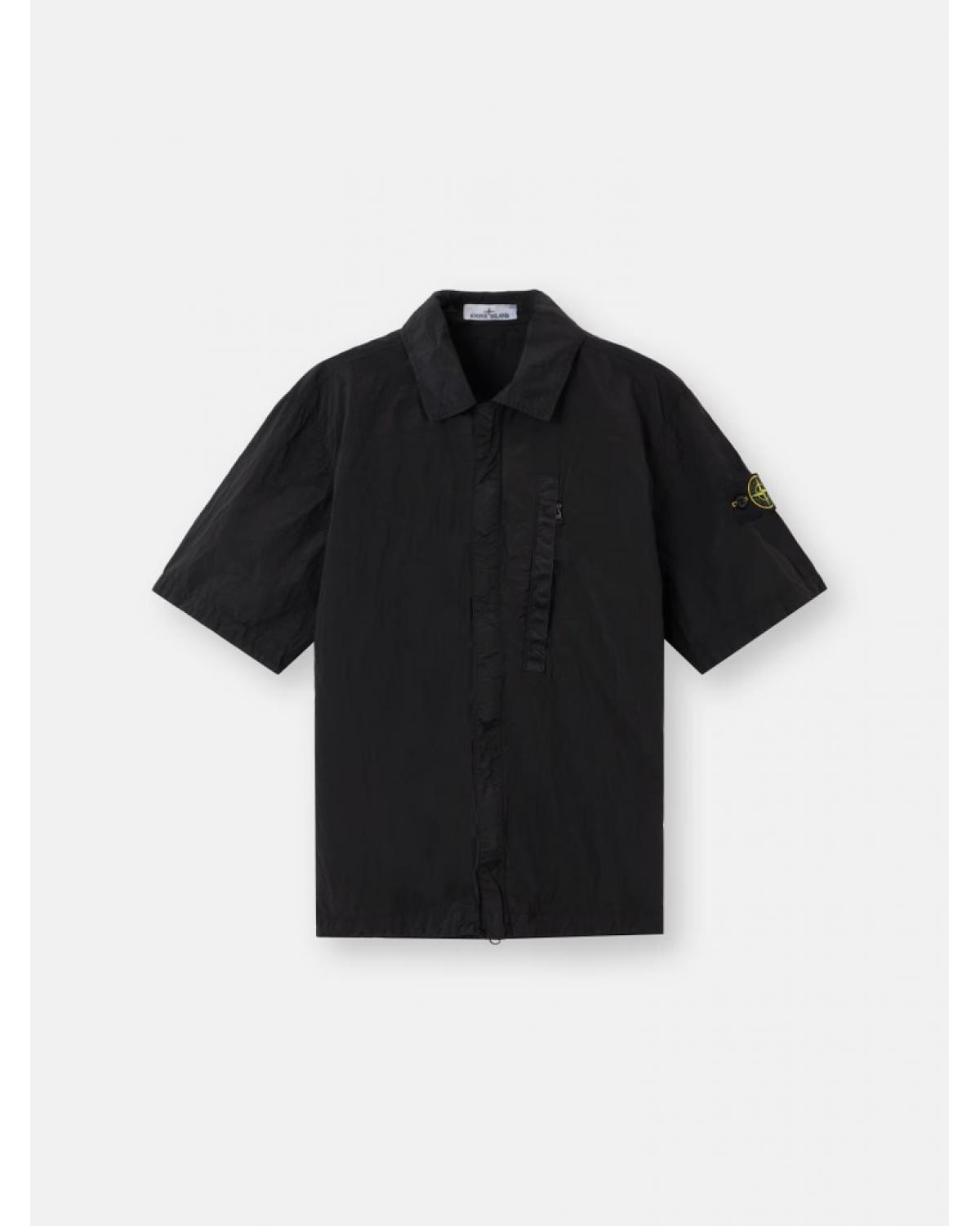  Chemise Stone Island 1200028 0029 NYLON METAL IN ECONYL Noir