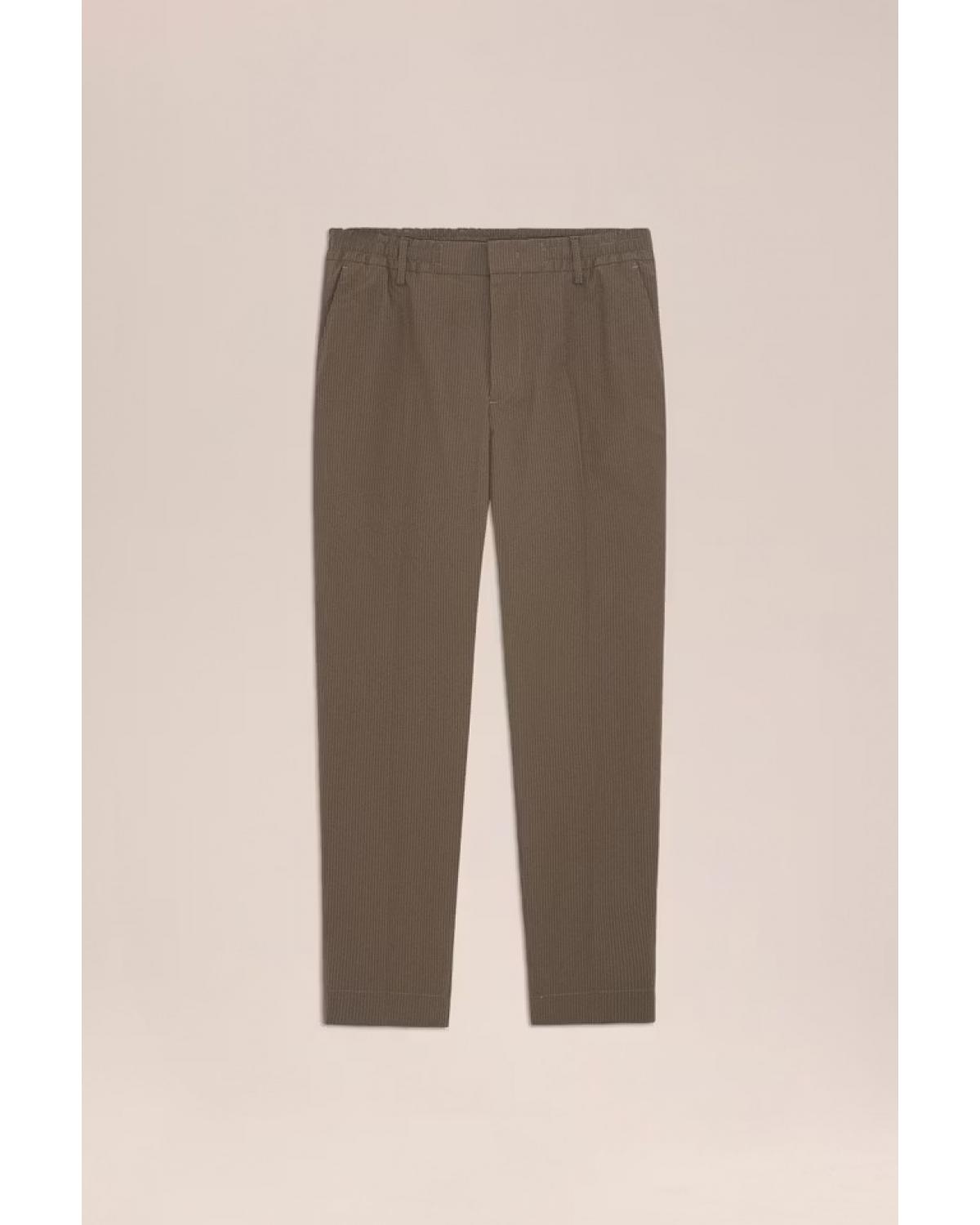 Pantalon NN.O7 Billie Seesurker Mable Husk  VERT