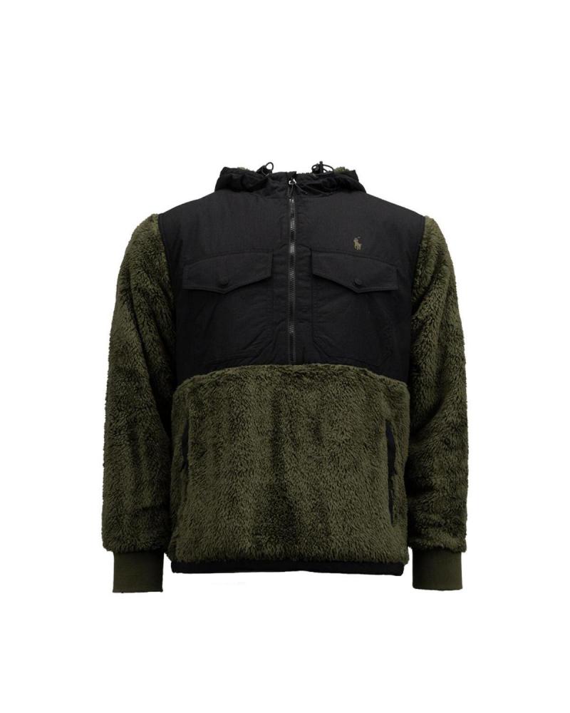 BLOUSON RALPH LAUREN DEMI ZIP SHERPA NYLON