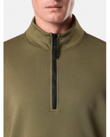 SWEAT  STONE ISLAND POLO DEMI ZIP 6100070 005G VERT MILITAIRE
