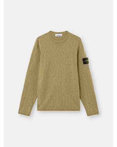 PULL STONE ISLAND 5100052 005G COTON NYLON VERT MILITAIRE