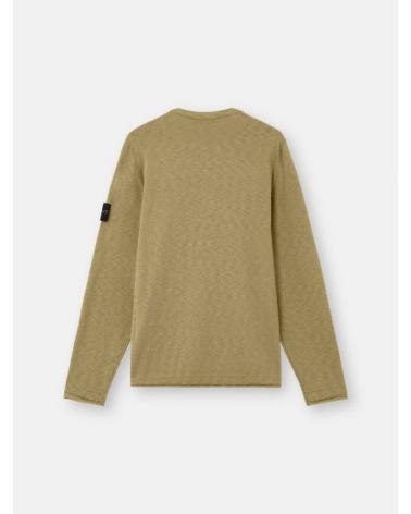 PULL STONE ISLAND 5100052 005G COTON NYLON VERT MILITAIRE