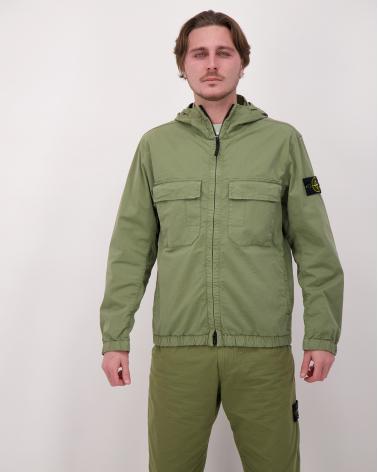 JACKET STONE ISLAND 4100077 005G VERT MILITAIRE