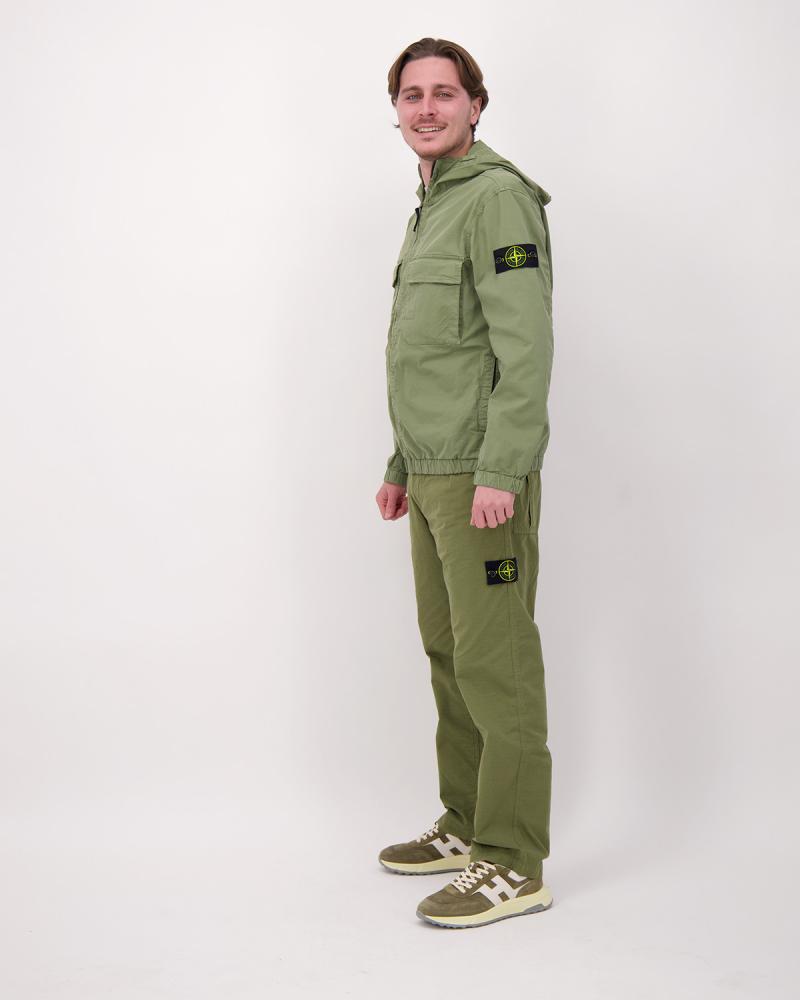 JACKET STONE ISLAND 4100077 005G VERT MILITAIRE