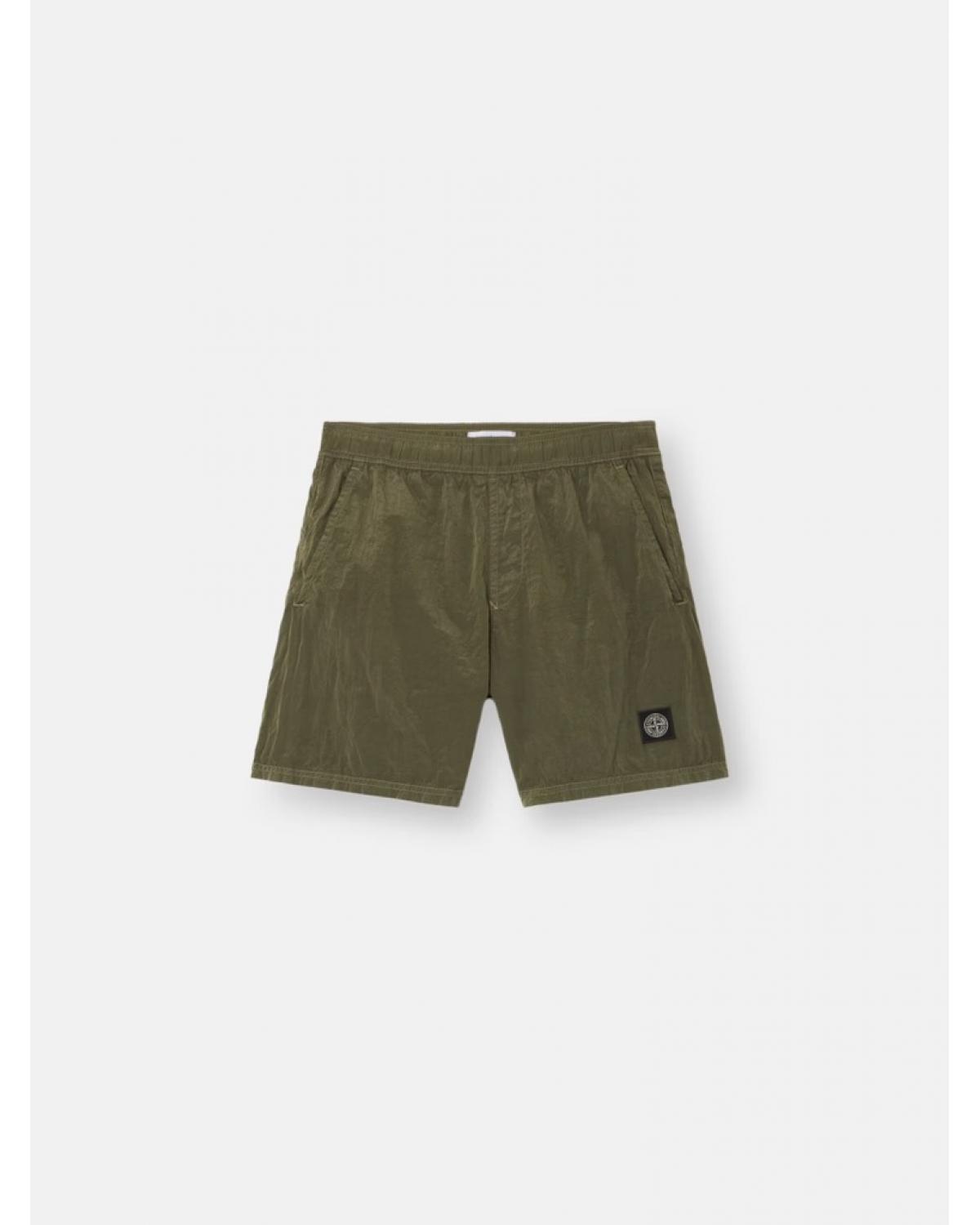 MAILLOT DE BAIN STONE ISLAND MI-LONG  B100004 005G VERT MILITAIRE