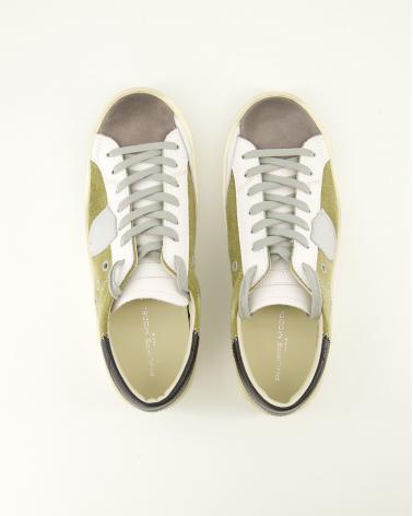 BASKET PHILIPPE MODEL PRSX  DX03 VERT MILITAIRE/GRIS