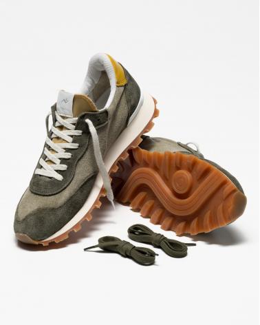 SNEAKERS NOMAP Veloce Water Washed  Green/ Oive