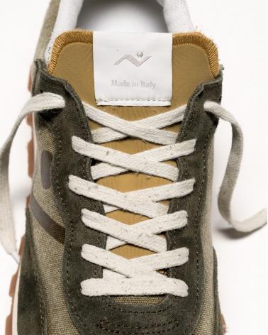 SNEAKERS NOMAP Veloce Water Washed  Green/ Oive