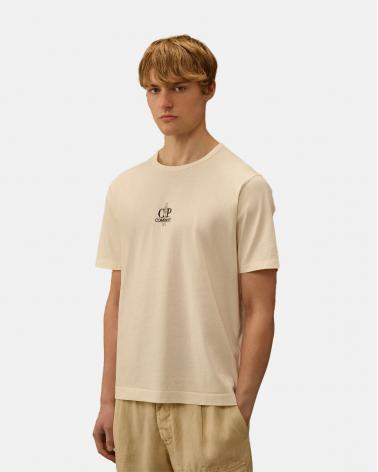 Tee Shirt CP COMPANY 215A 103 BLANC