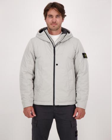 BLOUSON STONE ISLAND 4100047 0026 MICRO TWILL GRIS CLAIR