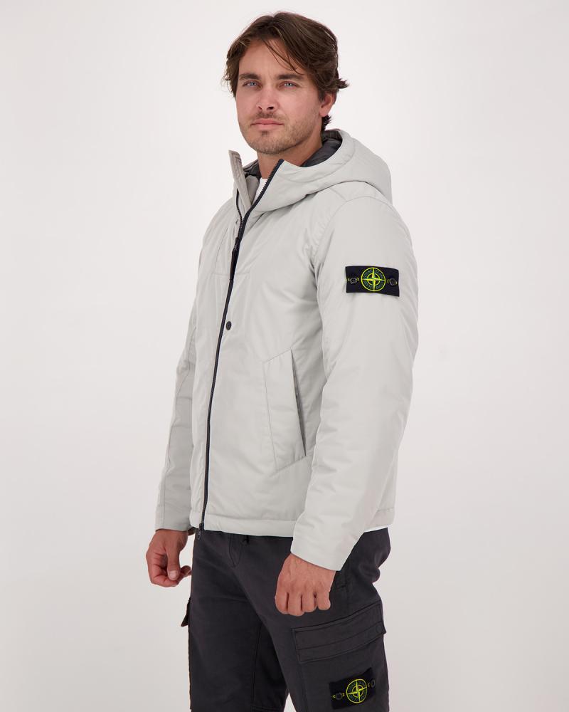 BLOUSON STONE ISLAND 4100047 0026 MICRO TWILL GRIS CLAIR