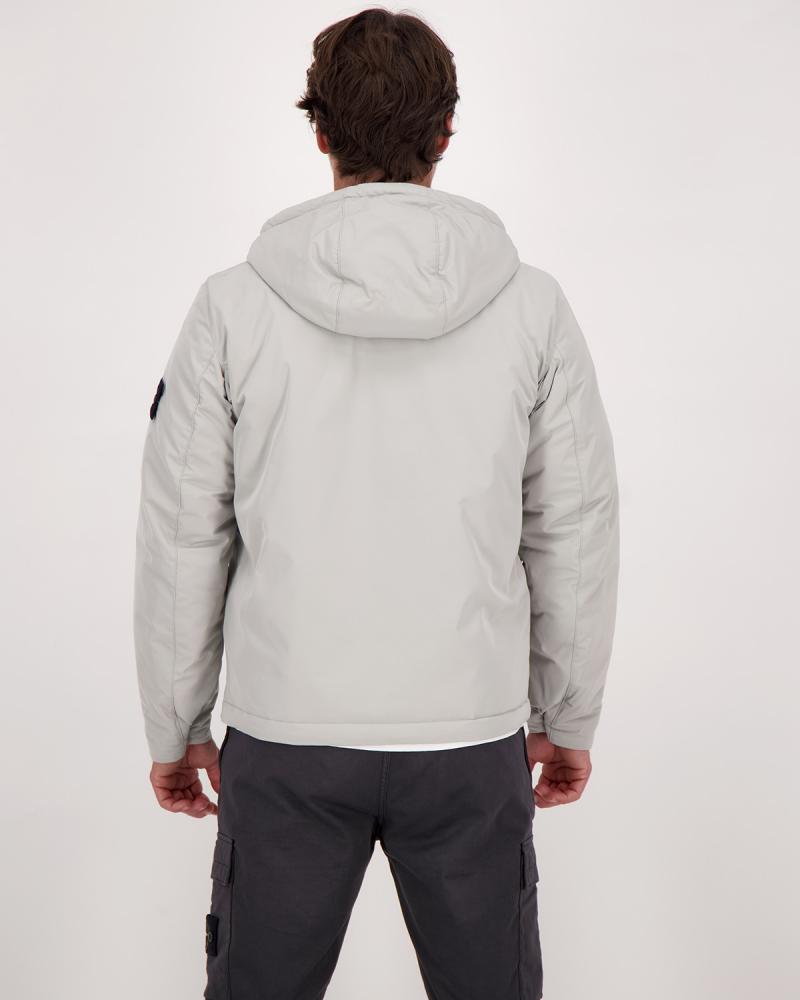 BLOUSON STONE ISLAND 4100047 0026 MICRO TWILL GRIS CLAIR