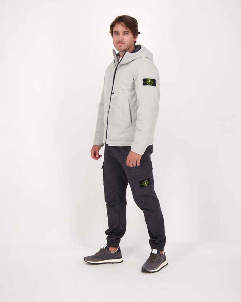 BLOUSON STONE ISLAND 4100047 0026 MICRO TWILL GRIS CLAIR